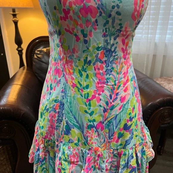 Lilly Pulitzer Multicolor Floral Dress - Picture 2 of 7